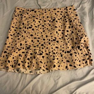 cheetah print skirt